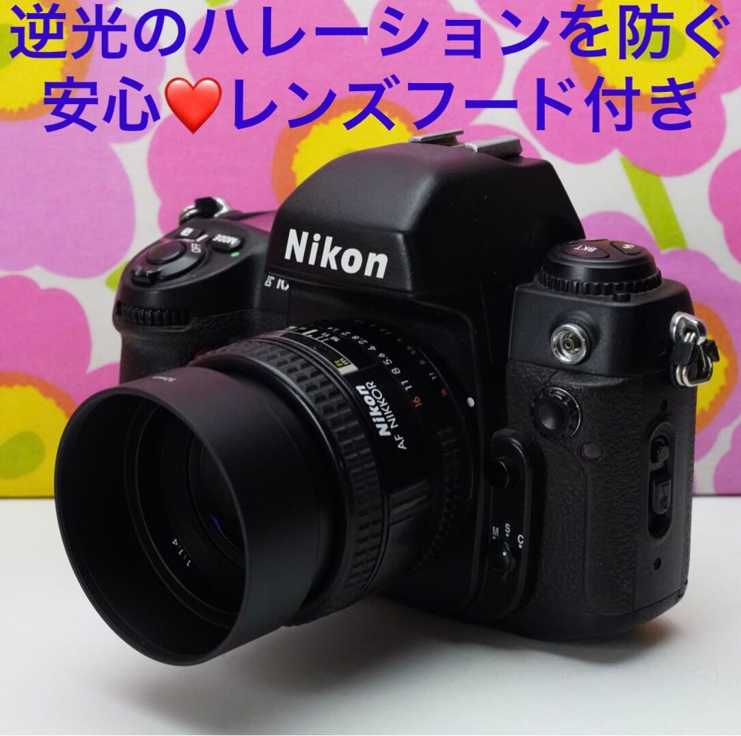 一推しフィルムニコン❤️F100 単焦点50mm1.4付❤️高性能フィルムカメラ