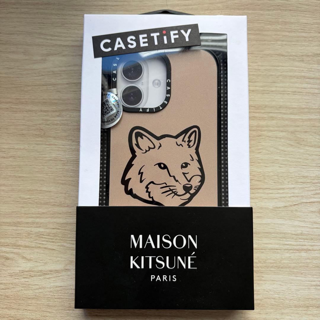 【初期不良品（小傷あり）】CASETiFY iPhone17メゾンキツネケース