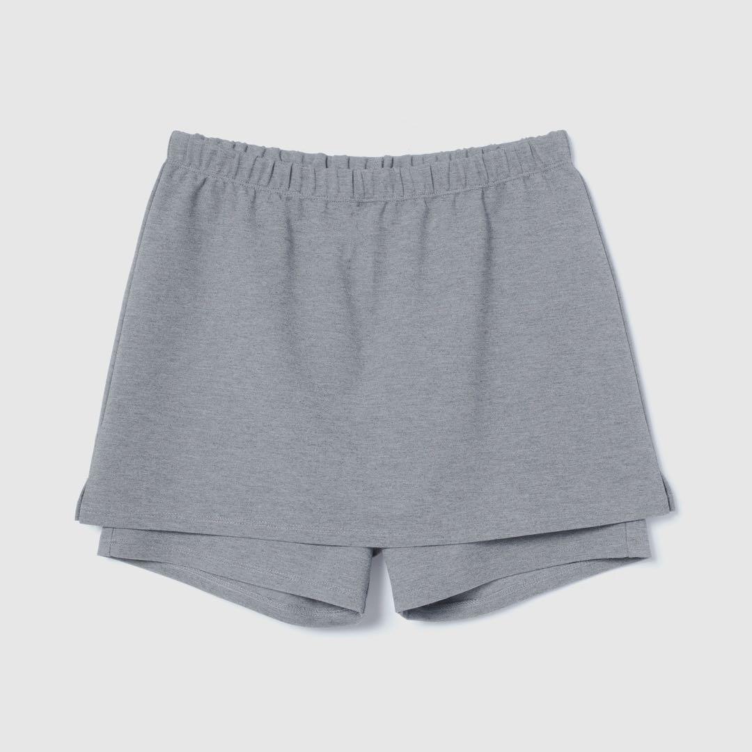 【新品未使用】SeaRoomlynn / スカートwithハーフレギンスグレー