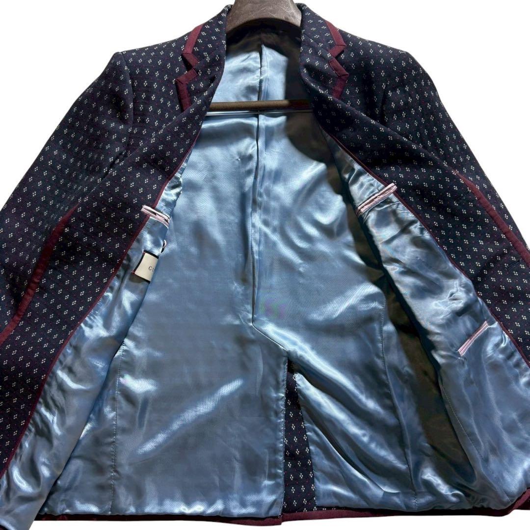 ✨現行/希少カラー✨グッチ GUCCI ジャガード柄 スーツ