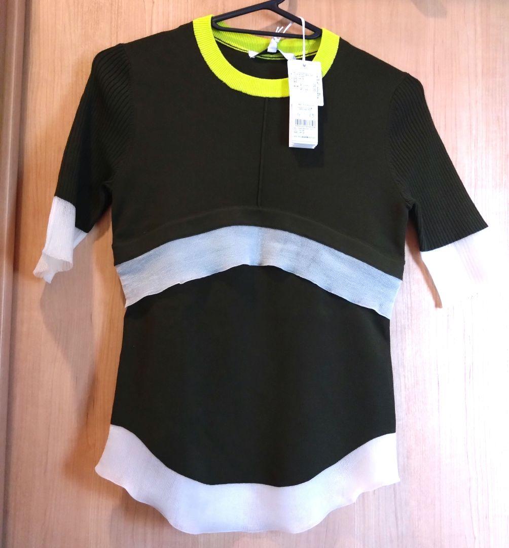 UN3D.❤️COLOR BLOCK SHEER TOP