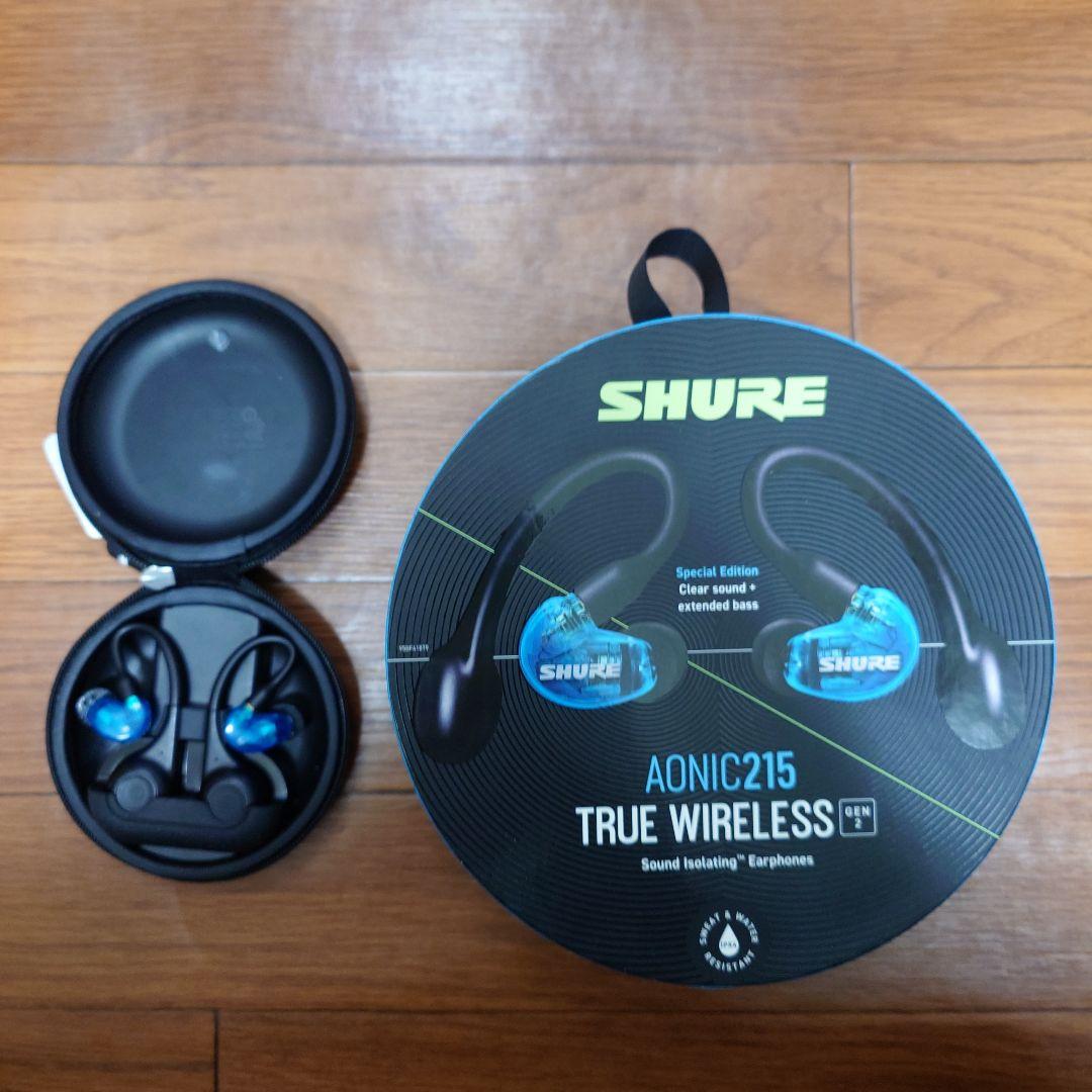 SHURE AONIC215 ワイヤレスイヤホン gen2