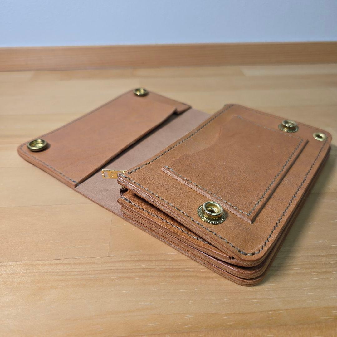 MARYAMホースバット使用　【お札を折らずに収納】ミドルトラッカーウォレット