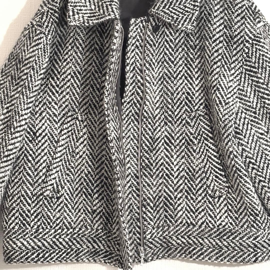 【BARNYARDSTORM 】ヘリンボーンブルゾン　ウール　ブルゾン