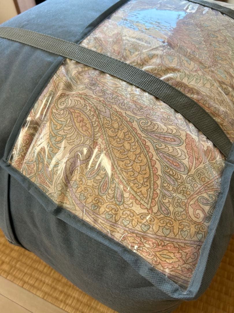 ほぼ未使用◇大阪西川＊羽毛掛け布団 ◇シングルロング