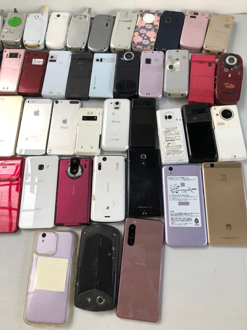 携帯電話　45点　ジャンク品　まとめ売り(D181)