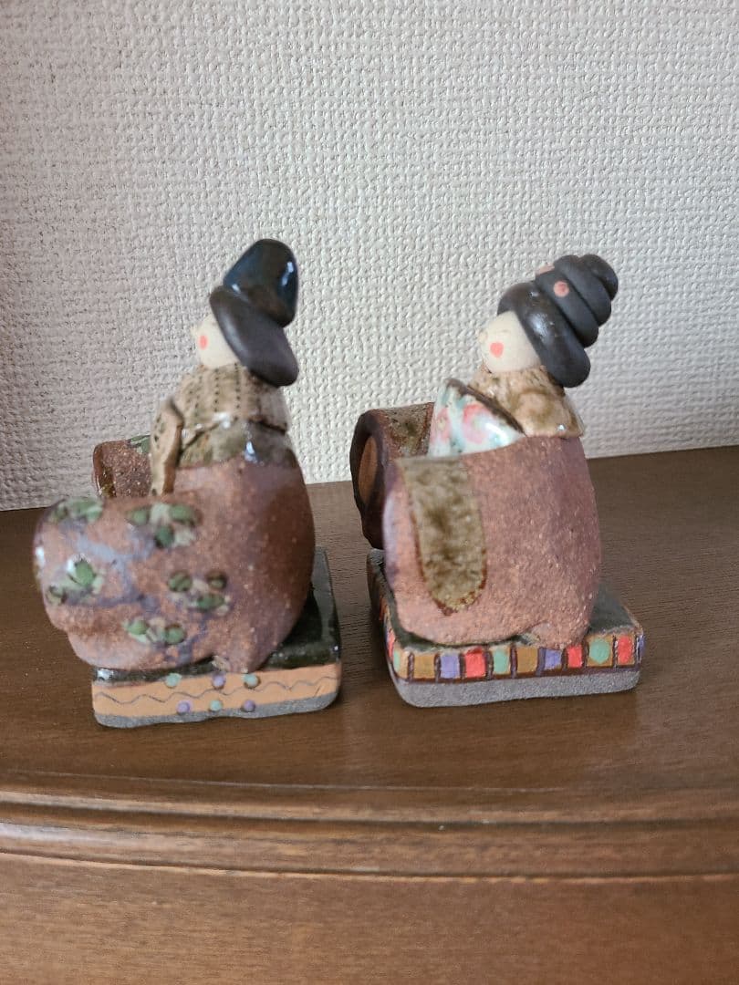 「リーママ様 おまとめ専用」陶器製 雛人形 (笠間焼) 美品！