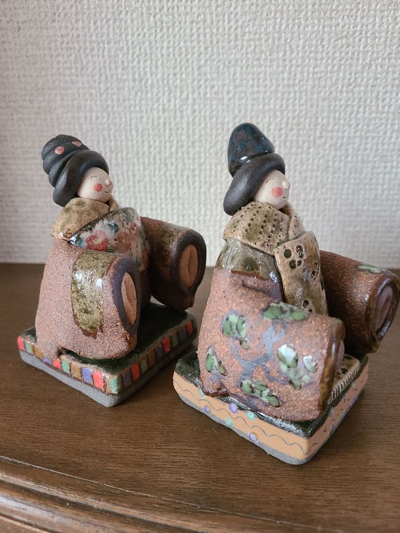 「リーママ様 おまとめ専用」陶器製 雛人形 (笠間焼) 美品！