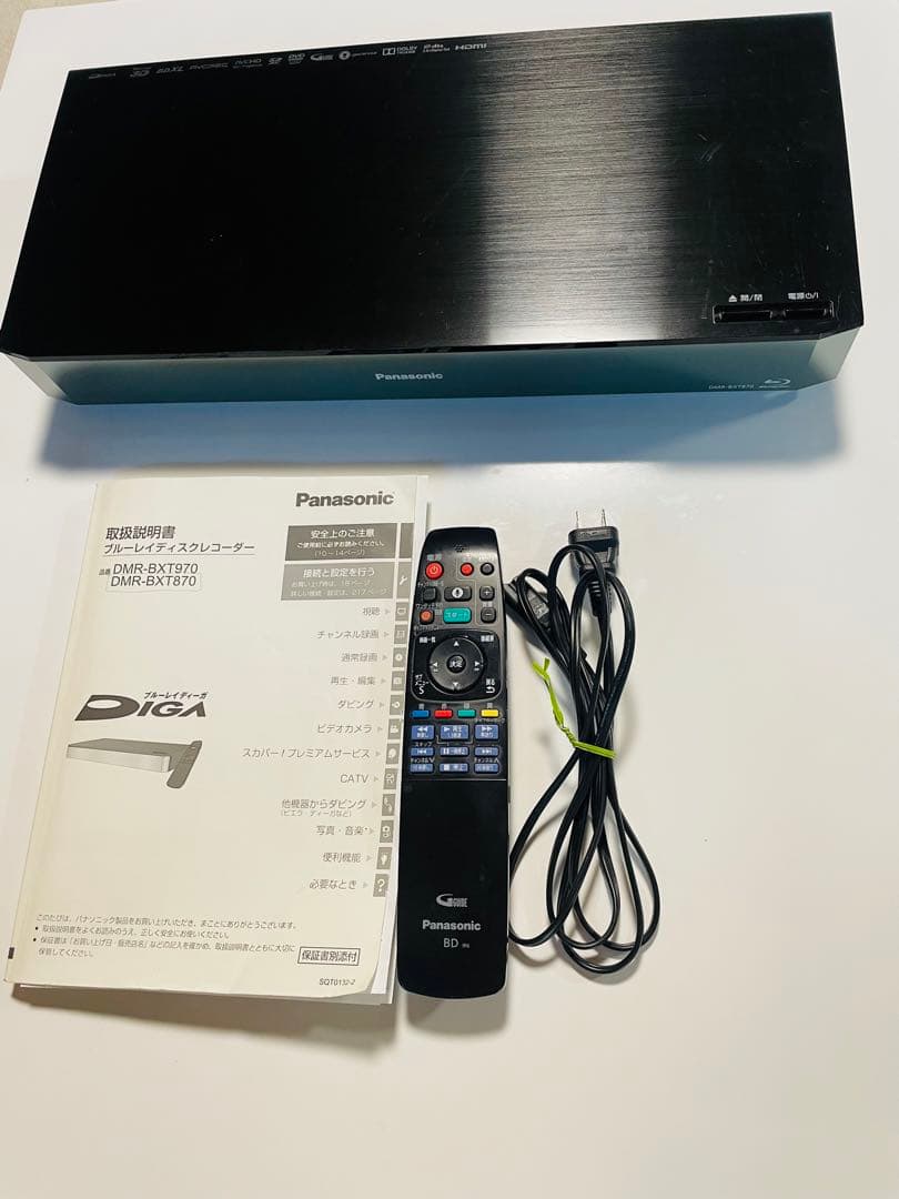PanasonicブルーレイデスクレコーダーDMR-BXT870 ジャンク品
