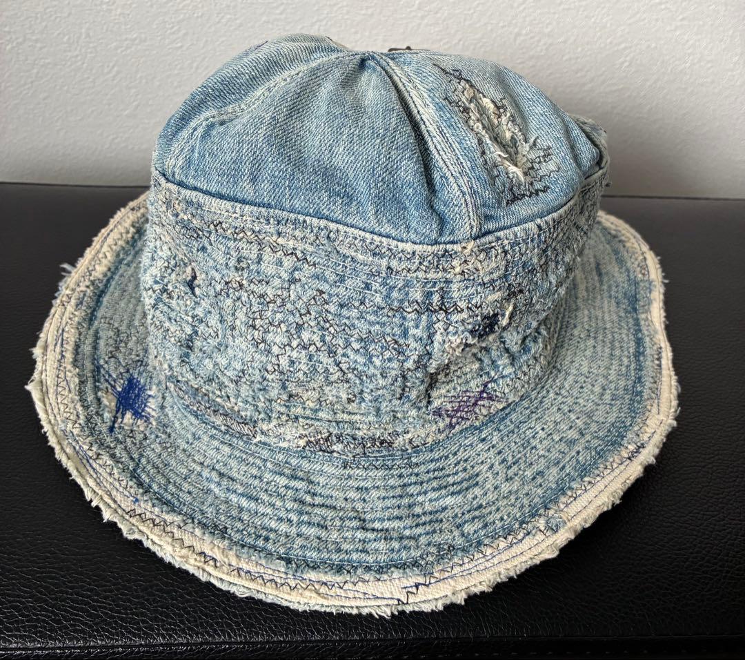 kapital 11.5ozデニム　老人と海HAT（クラッシュリメイク）