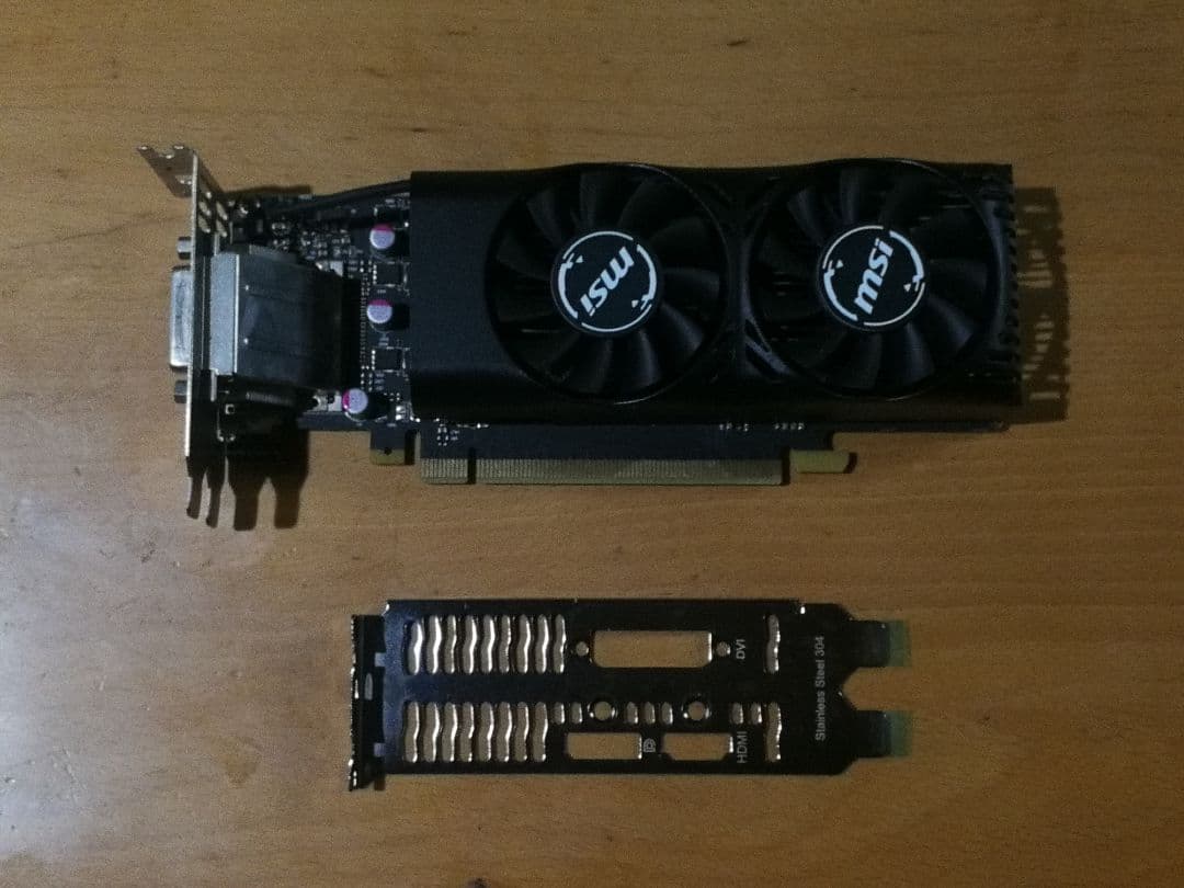 MSI GTX1050 Ti 4GB LP ロープロ 動作確認済