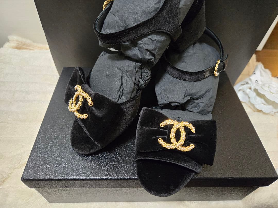 【新品】24-25AW CHANEL サンダル ミュール パンプス　38サイズ