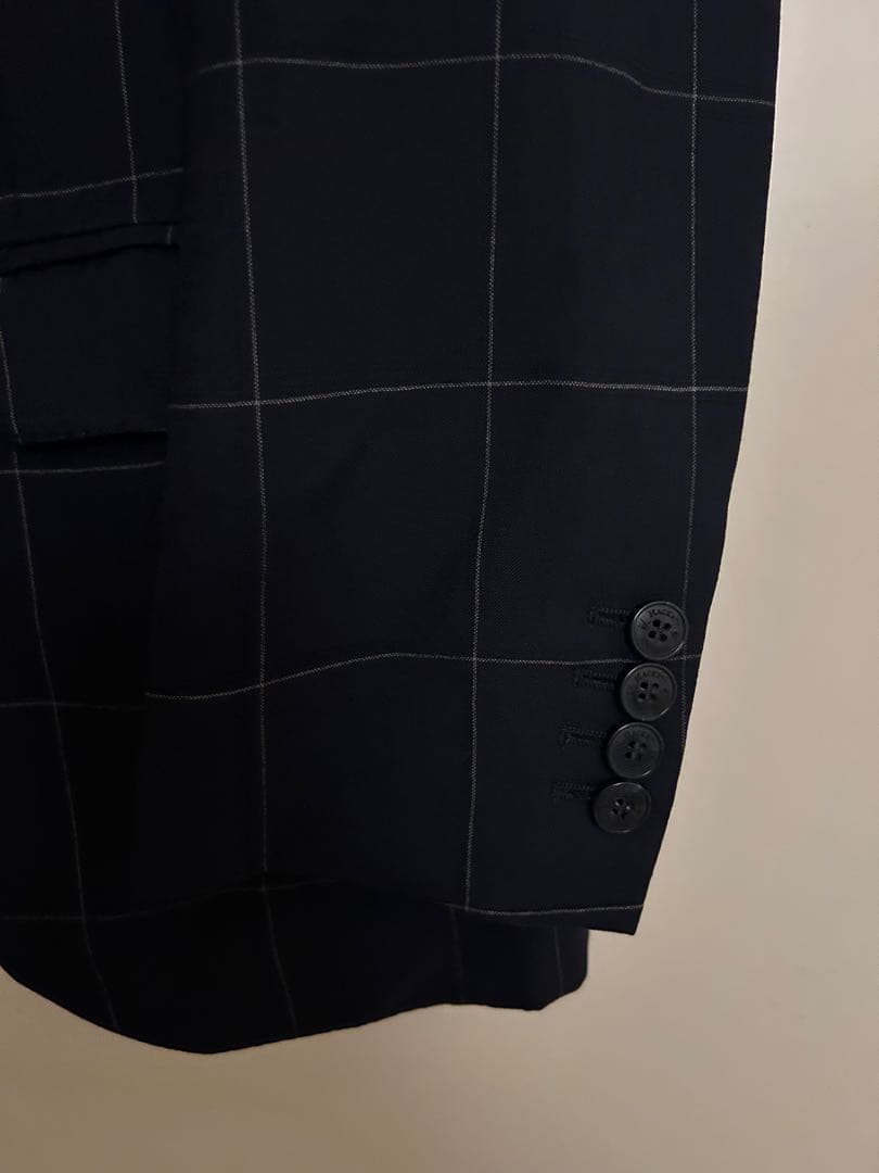 【最終値下】スーツ フォックスブラザーズ ネイビー ウィンドウペン44