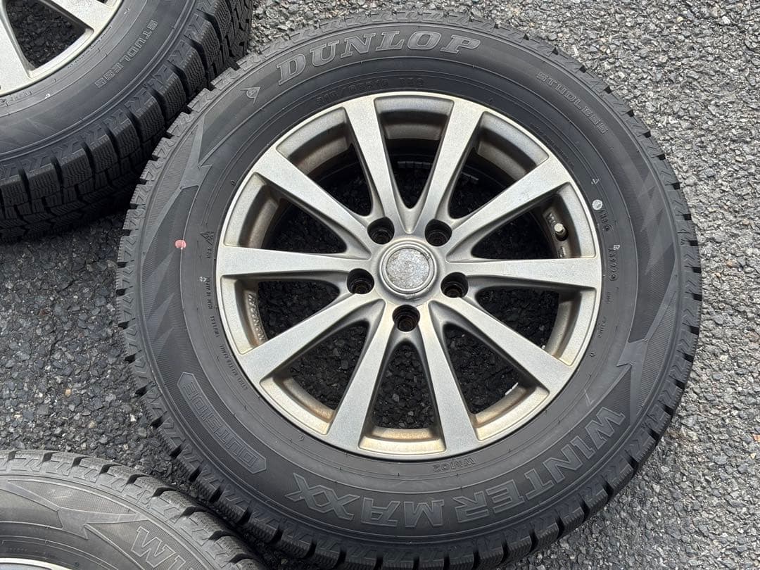 DUNLOP WINTER MAXX 215/65R16 22年製　スタッドレス