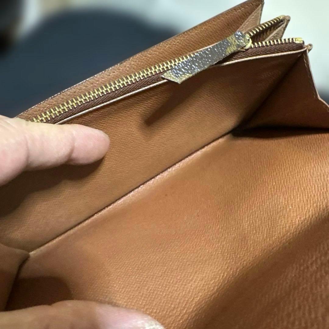 ⑥☆外観美品/優良品☆カード2枚タイプ♪サラ長財布