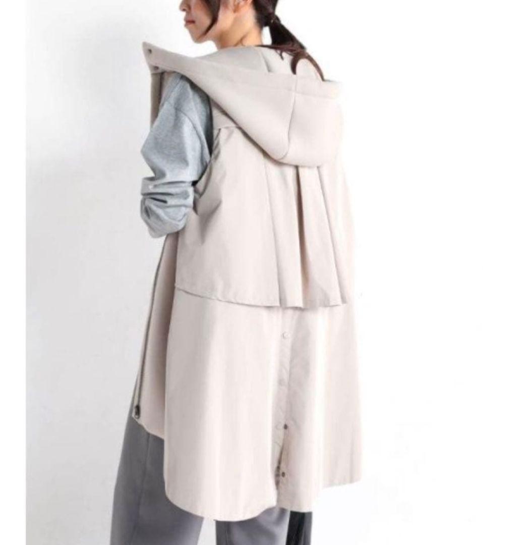 ヤマダヤ CLOVE　ドッキングデザインダウンベスト グレー