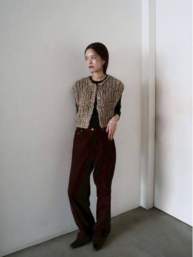 【今期】TODAYFUL ハンドニットベスト 【新品】