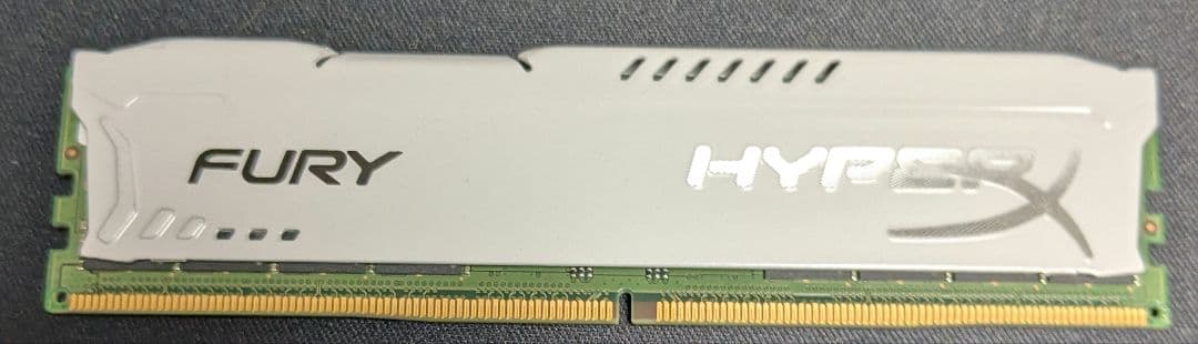 HyperX FURY DDR5メモリー ホワイト 16GB ジャンク