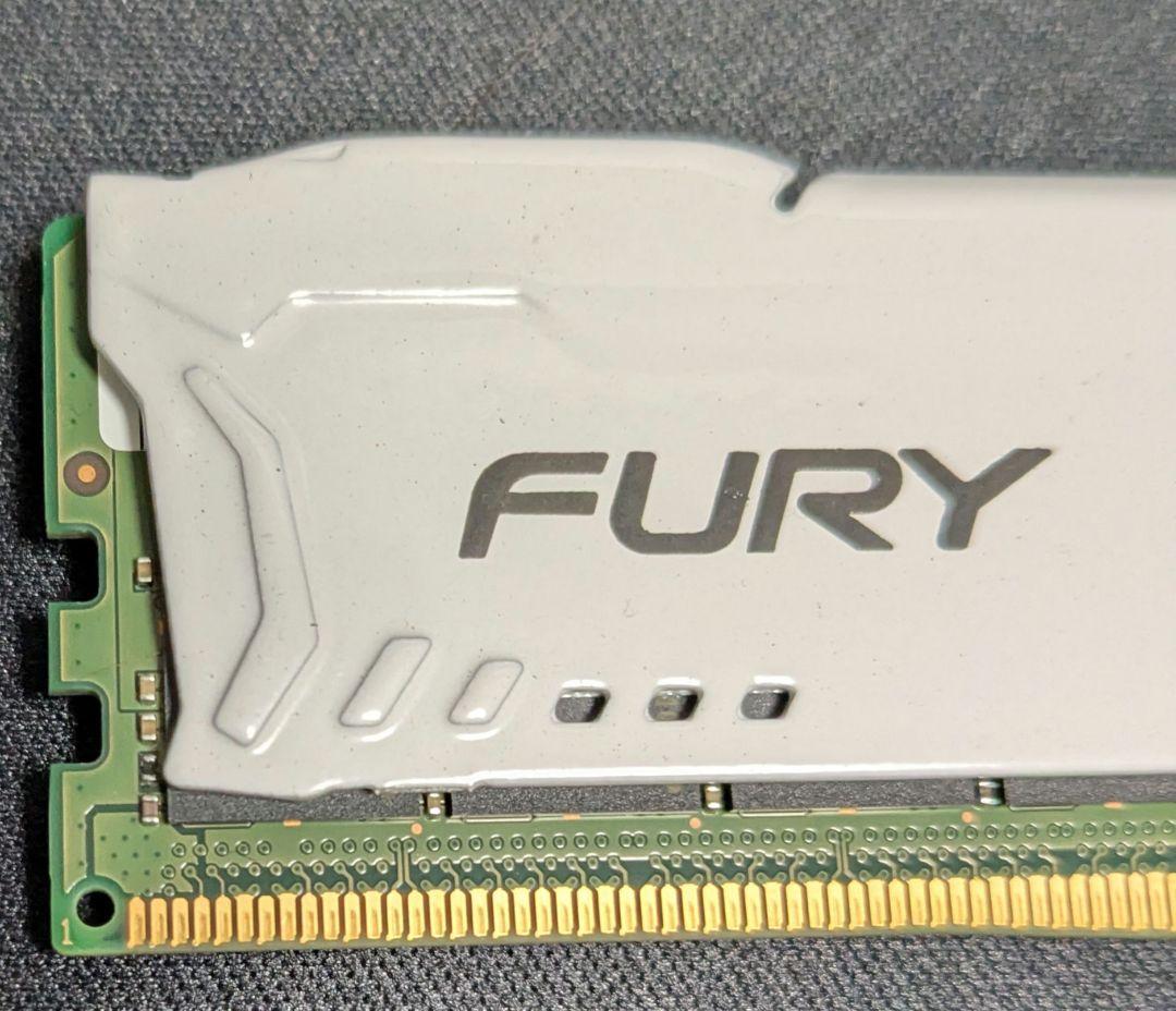 HyperX FURY DDR5メモリー ホワイト 16GB ジャンク