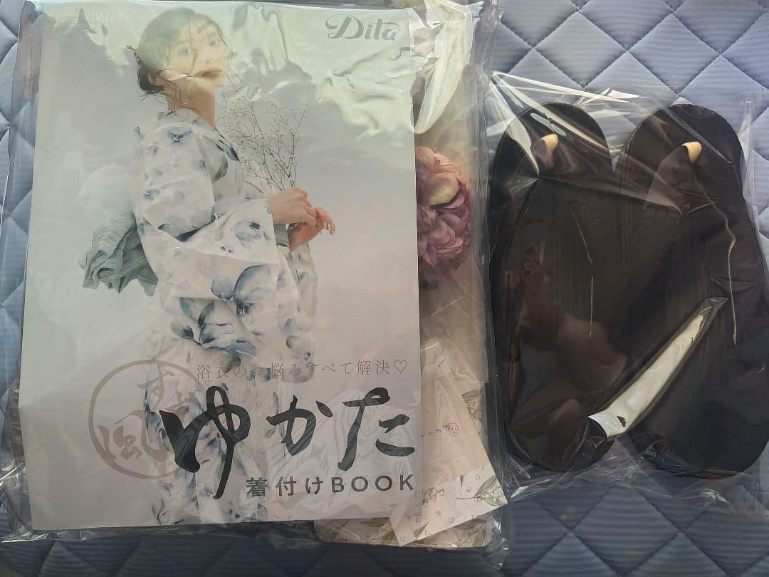 dita 浴衣 2025 如月の古典菊 浴衣と帯など6点セット 美品