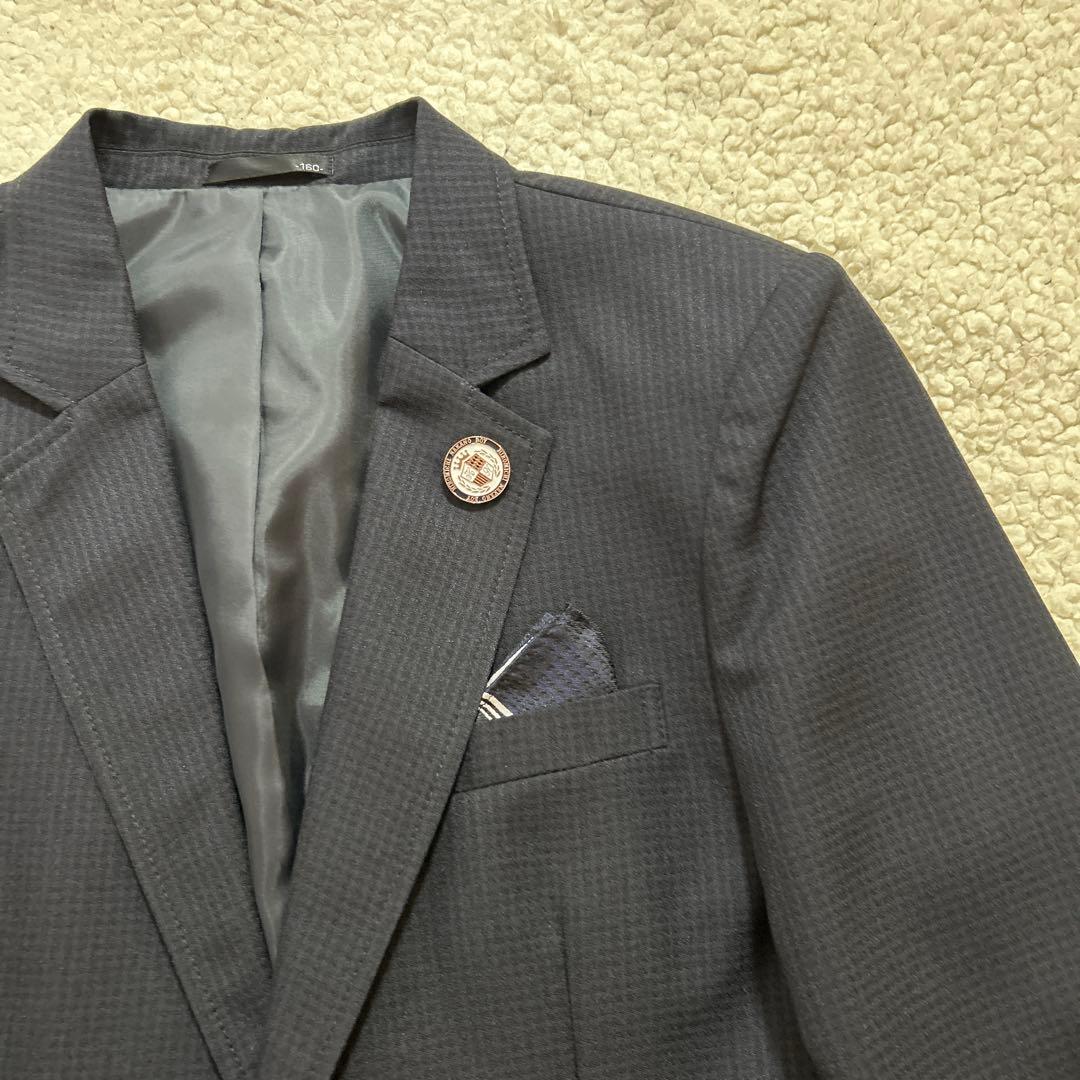 美品ヒロミチナカノ160 男の子　スーツ6点セット　卒業　フォーマル