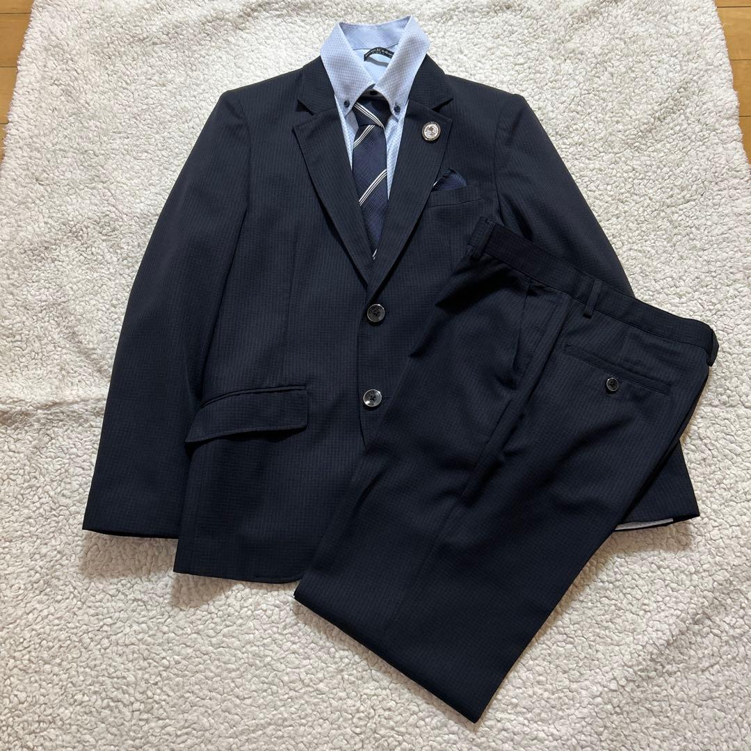 美品ヒロミチナカノ160 男の子　スーツ6点セット　卒業　フォーマル