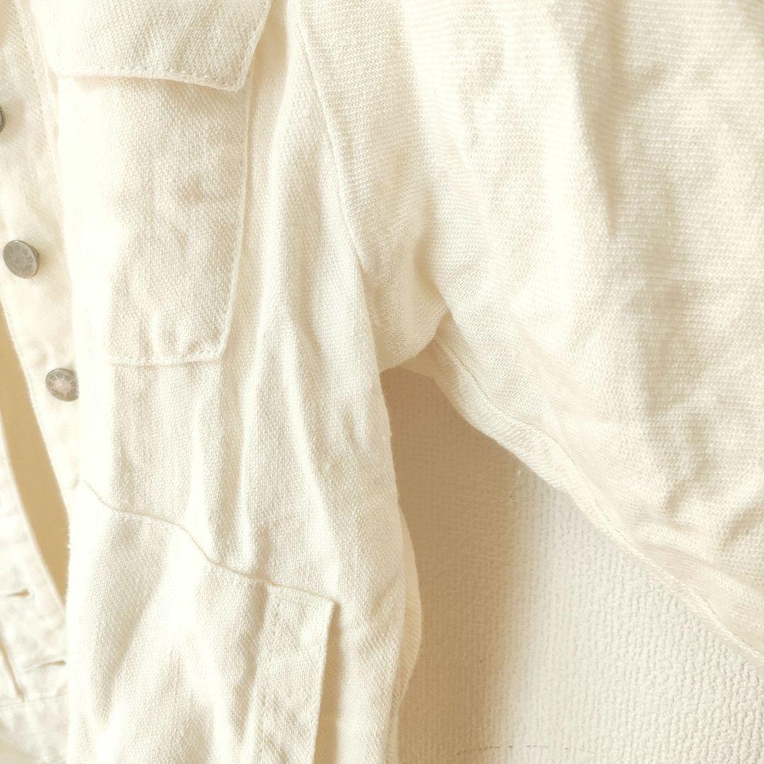 スースースー　リネン　デニムジャケット　40 Lサイズ　完売品　希少