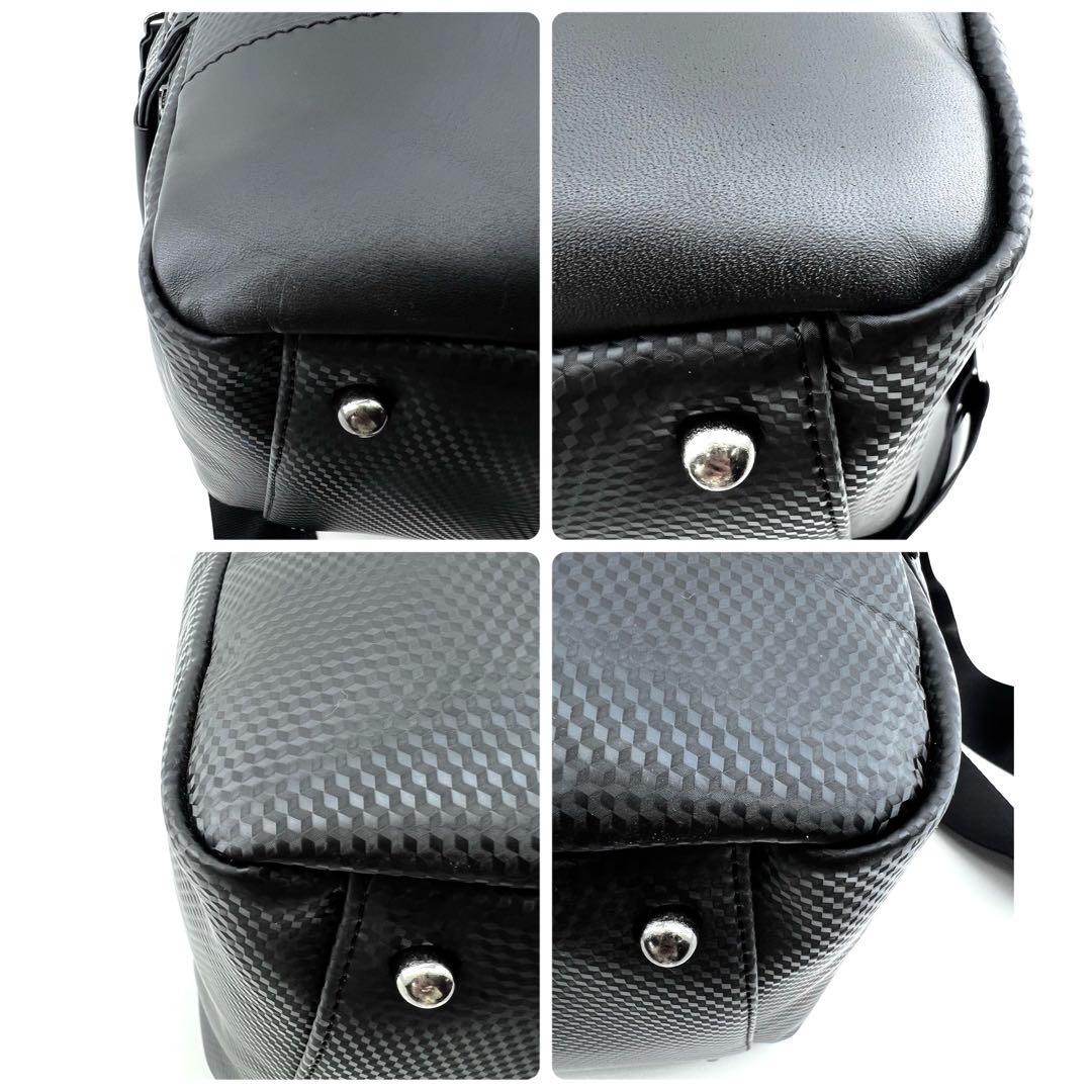 極美品　LEXUS　ボストンバック　2way　斜め掛け　カーボン　旅行鞄　ゴルフ