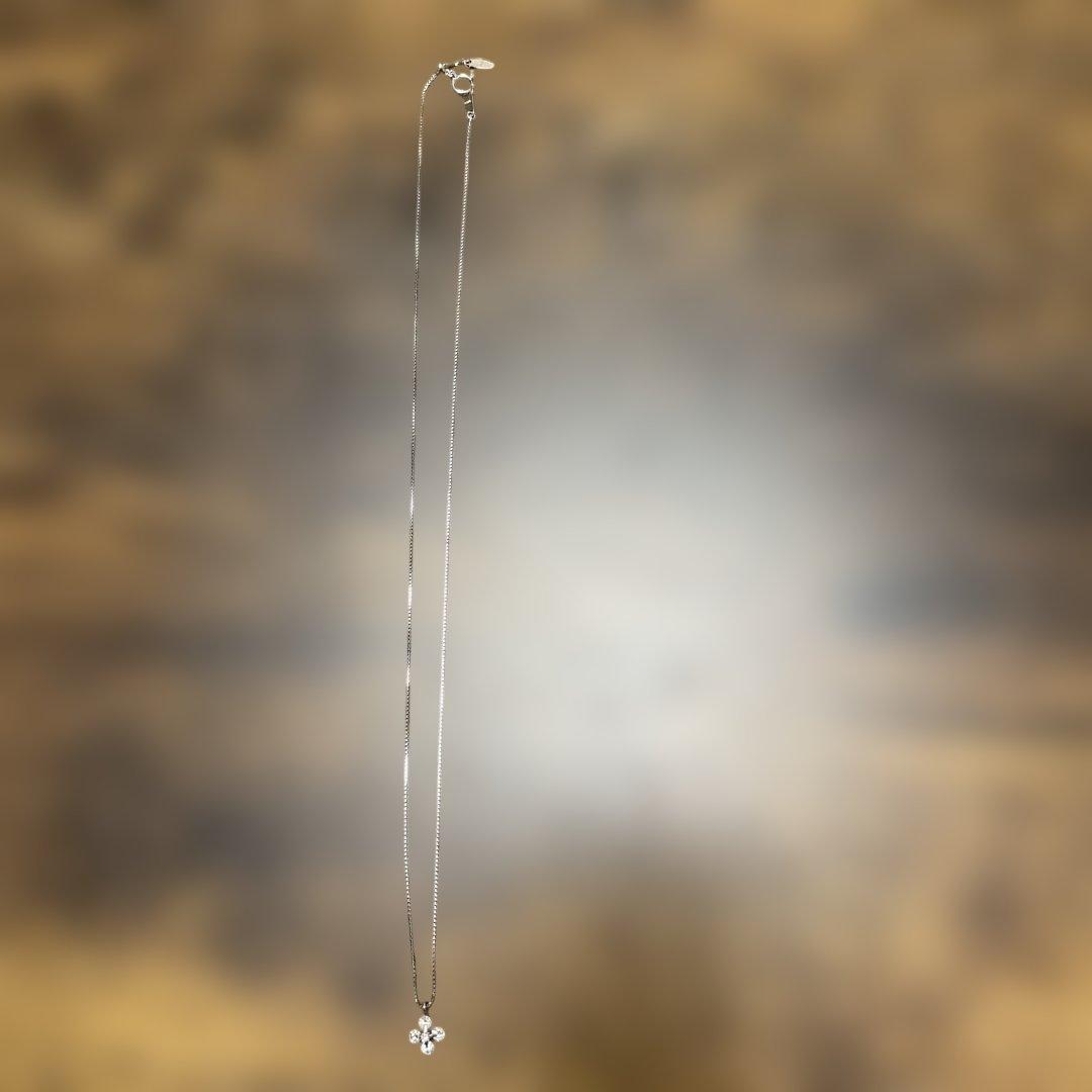 k18WGダイヤモンドネックレス