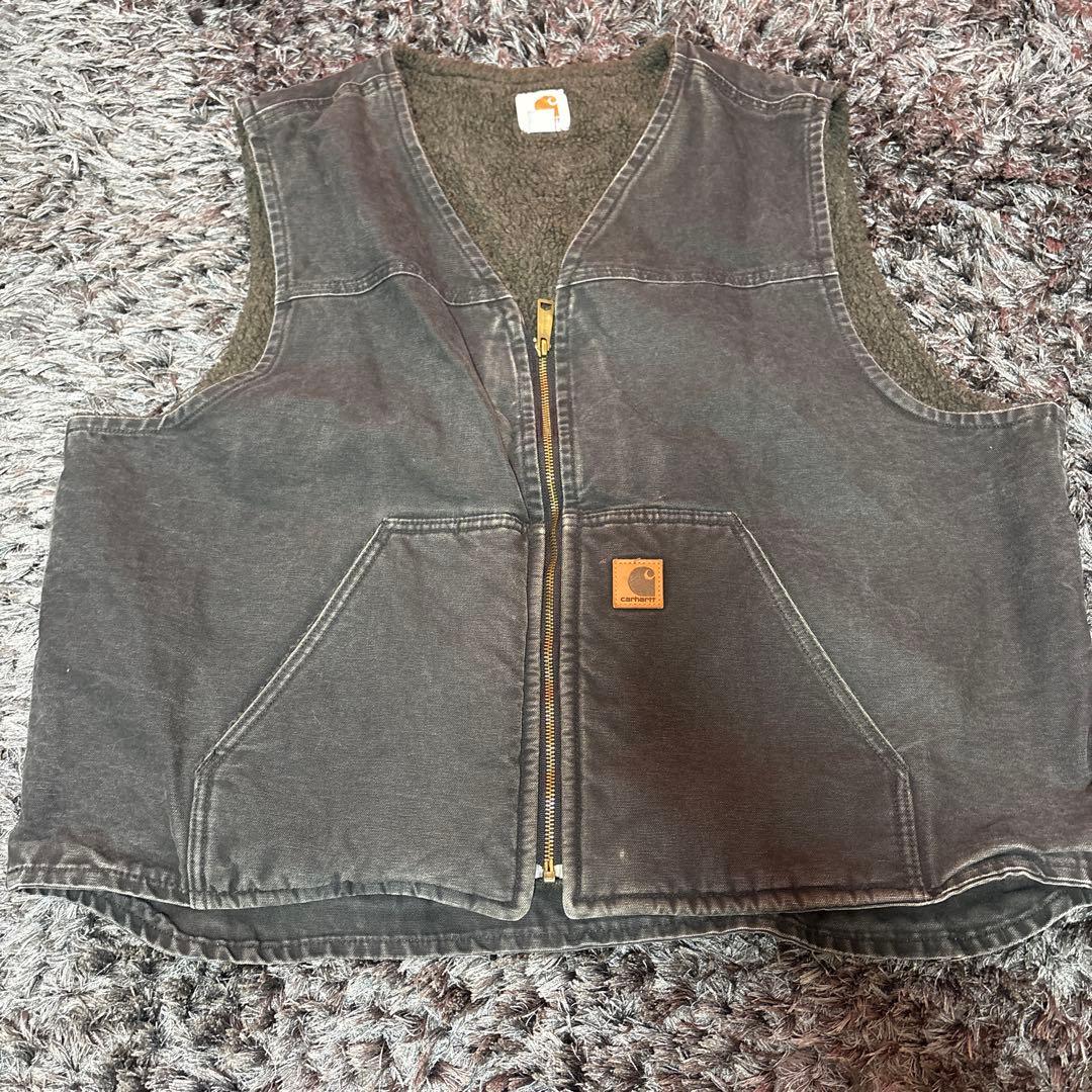 Carhartt ダークグレー ベスト 2XL