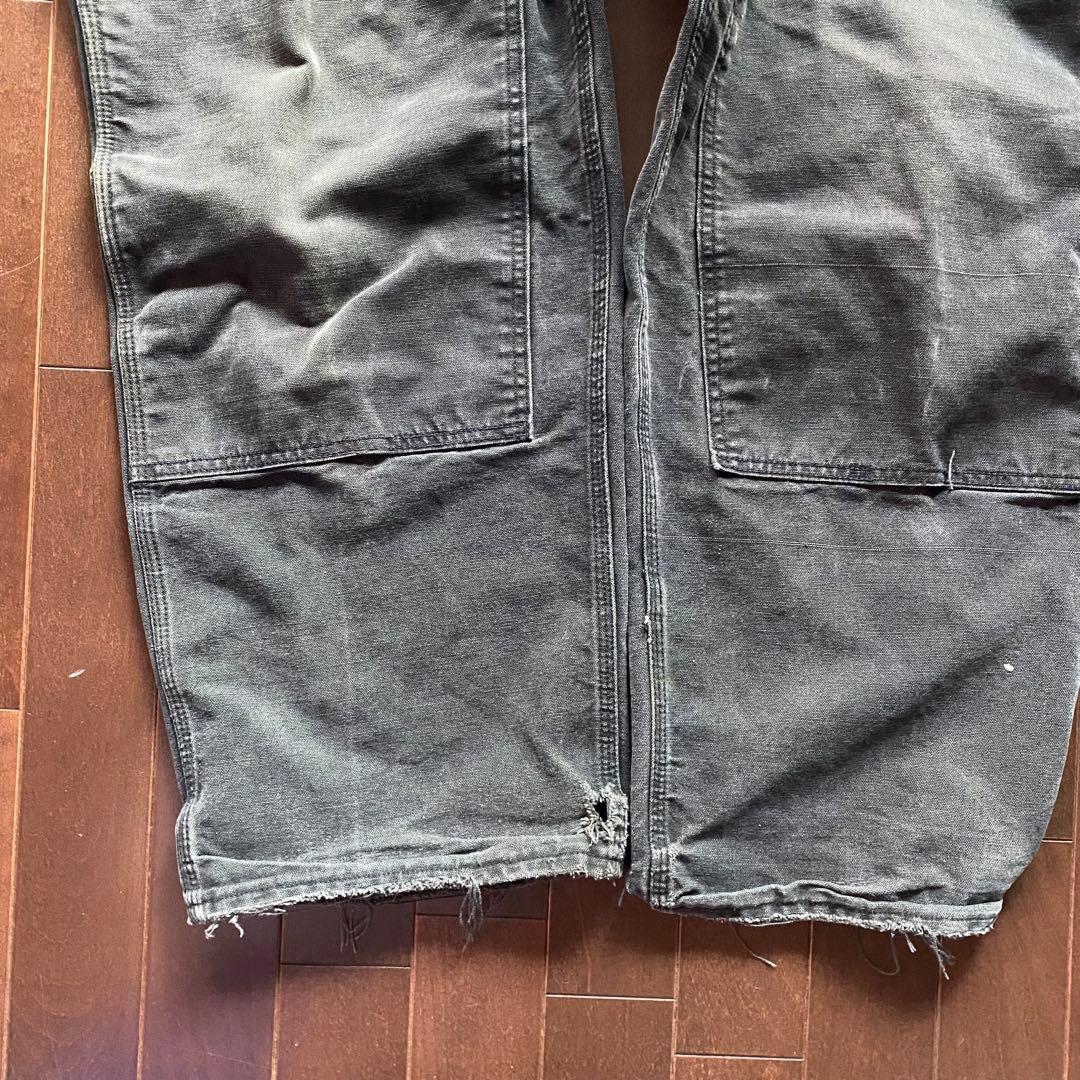 carhartt ブラックダックオーバーオール ダブルニー