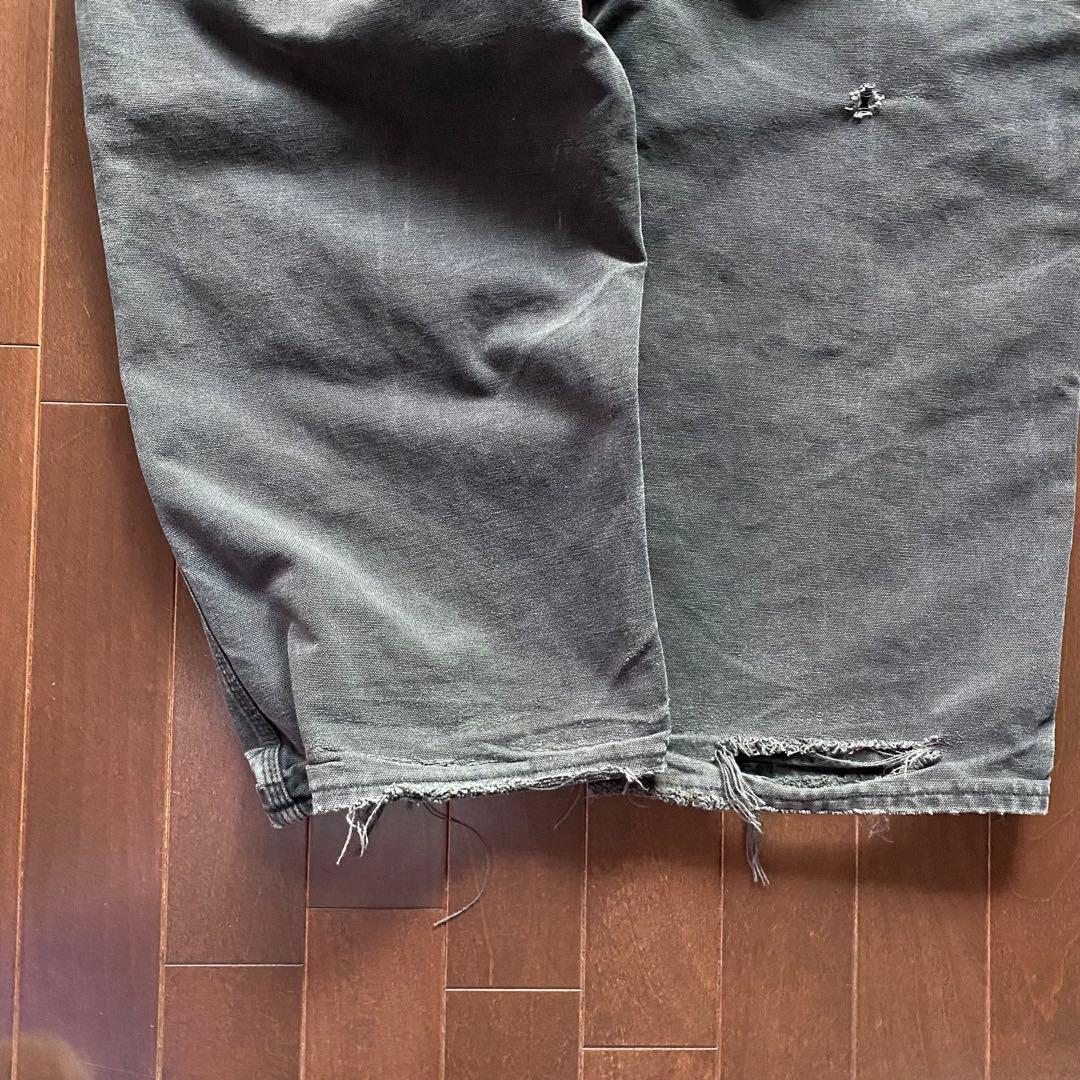 carhartt ブラックダックオーバーオール ダブルニー