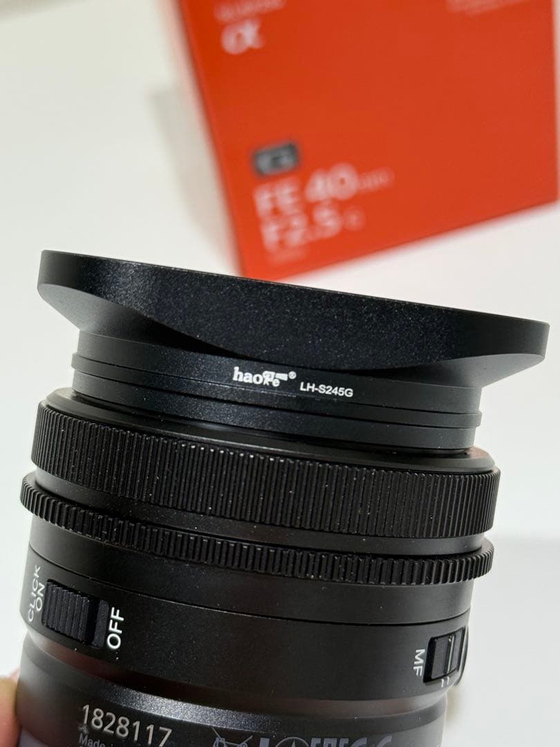 【極美品】SONY SEL40F25G 単焦点40mm