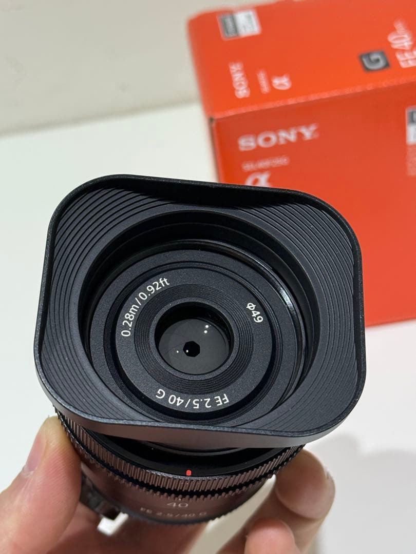【極美品】SONY SEL40F25G 単焦点40mm