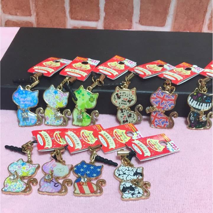 猫ちゃん イヤホンジャック ストラップ