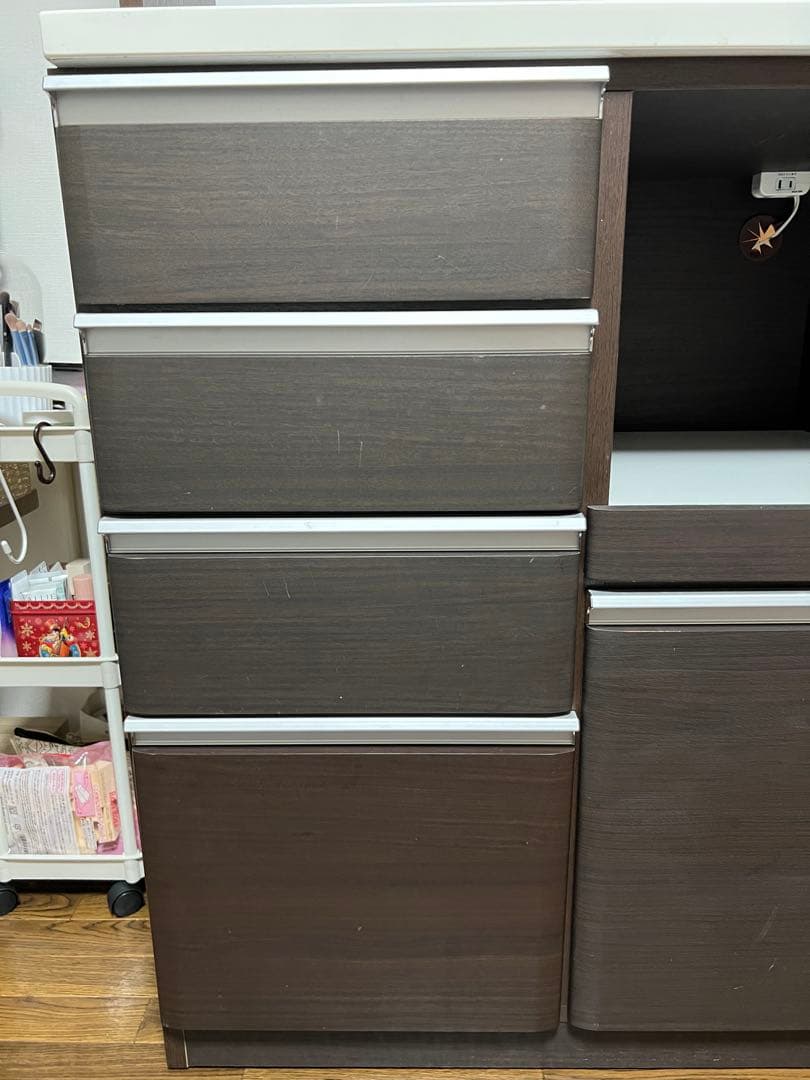 ★格安★ 食器棚 ニトリ KRISNA 高196cm幅80cm奥行50.5cm