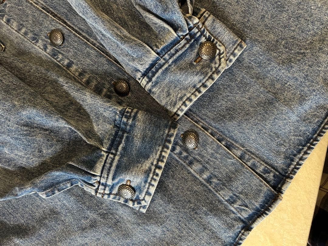 美品★ DETACHABLE SLEEVE DENIM SHIRT