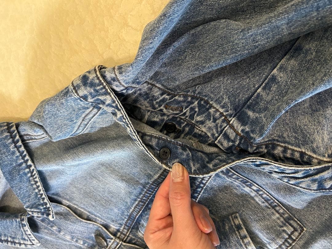 美品★ DETACHABLE SLEEVE DENIM SHIRT