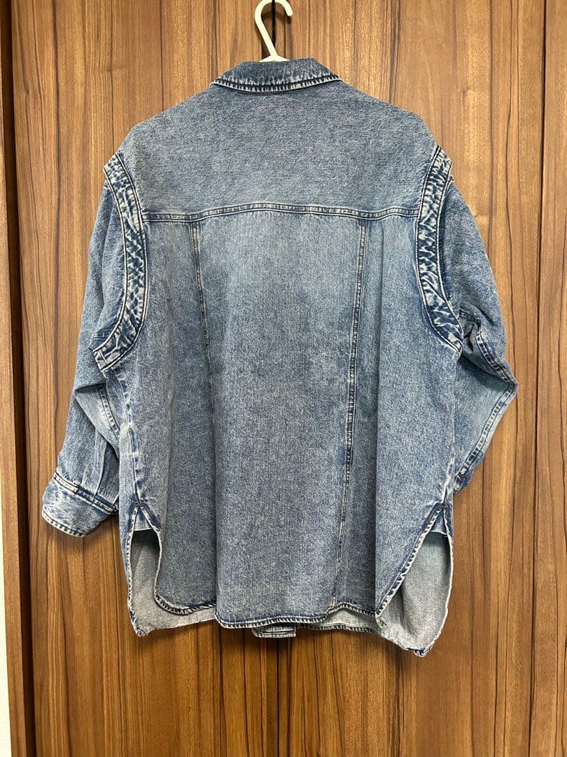 美品★ DETACHABLE SLEEVE DENIM SHIRT