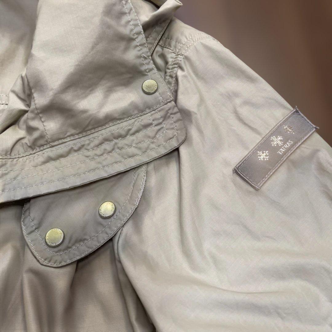 TATRAS フード付きベージュモッズコート