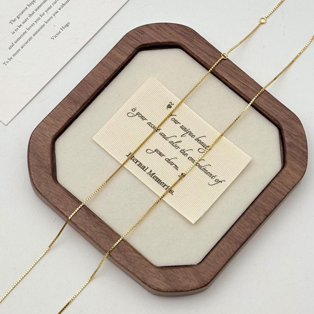 K18金 ネックレス 1.64g ロブスタークラスプ