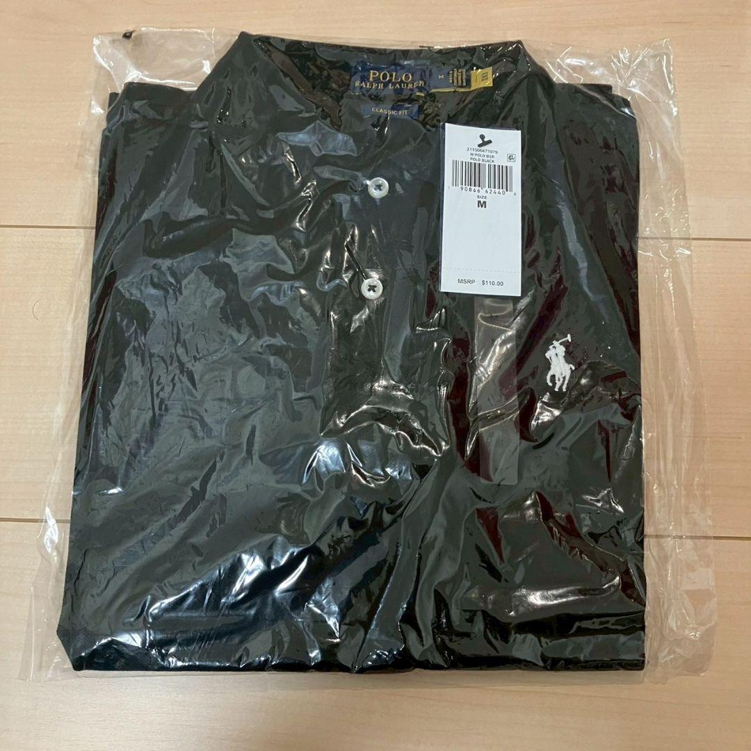 POLO RALPH LAUREN ブラック ポロシャツ クラシックフィット 黒