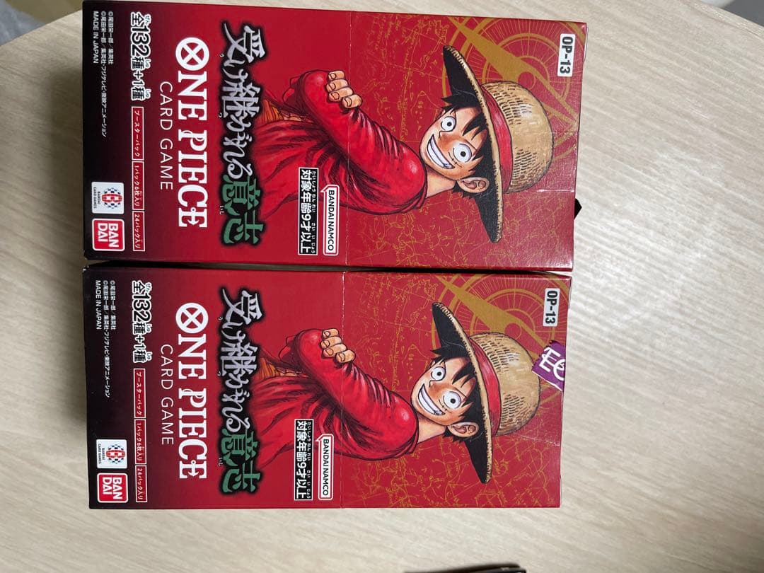 T*a様 ワンピースカード　受け継がれる意志　テープ付き　2BOX