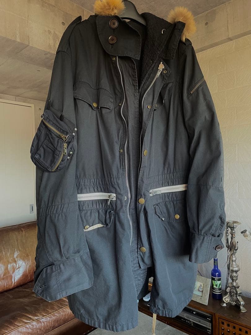 使用感LGBモッズコート黒ifsixwasnine 14thケムリ