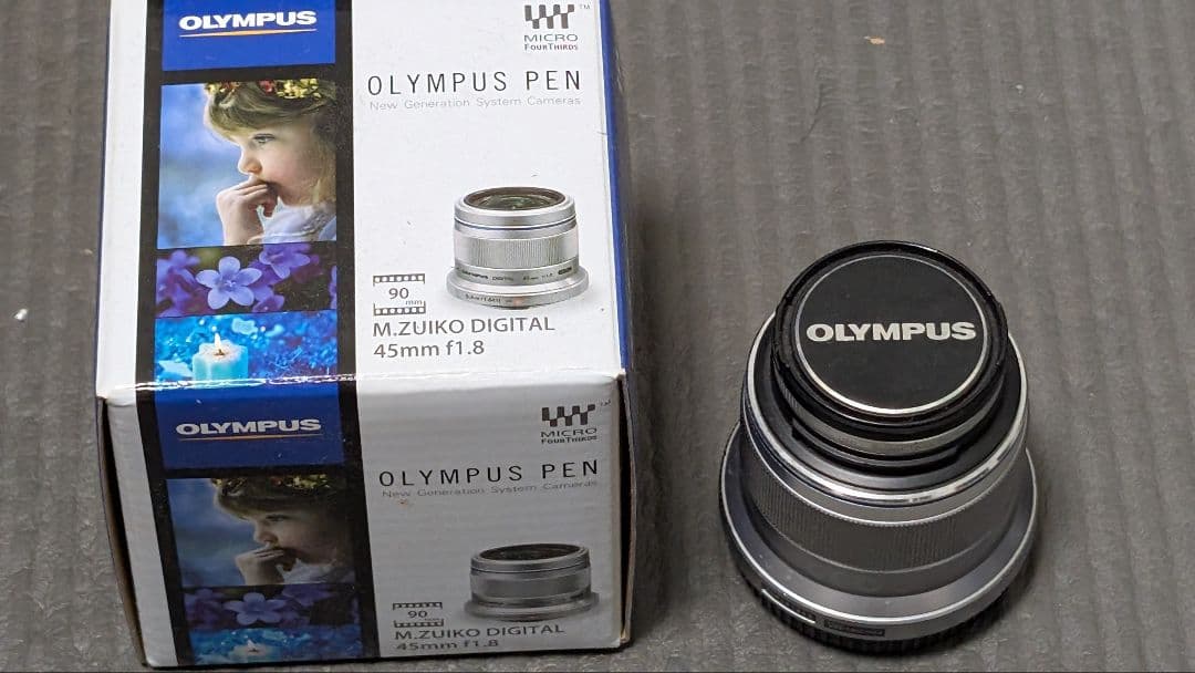 OLYMPUS M.ZUIKO 45mm F1.8 シルバー 単焦点フィルター付