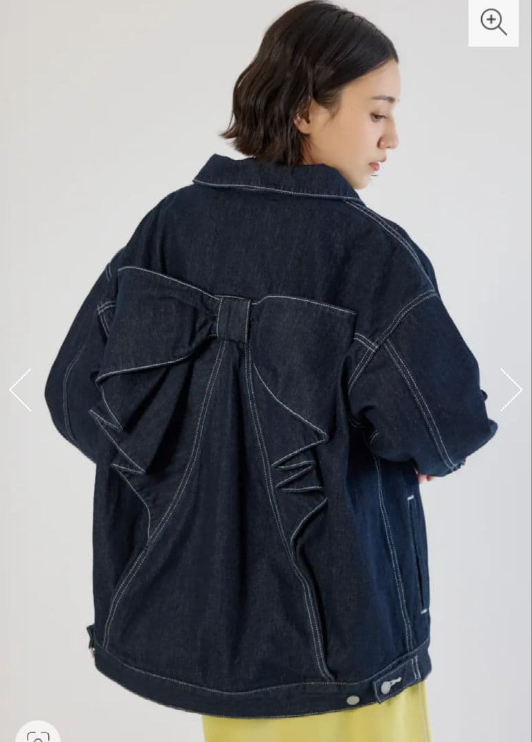 ロデオクラウンズ ビックリボンデニムジャケット SNSで大人気！！