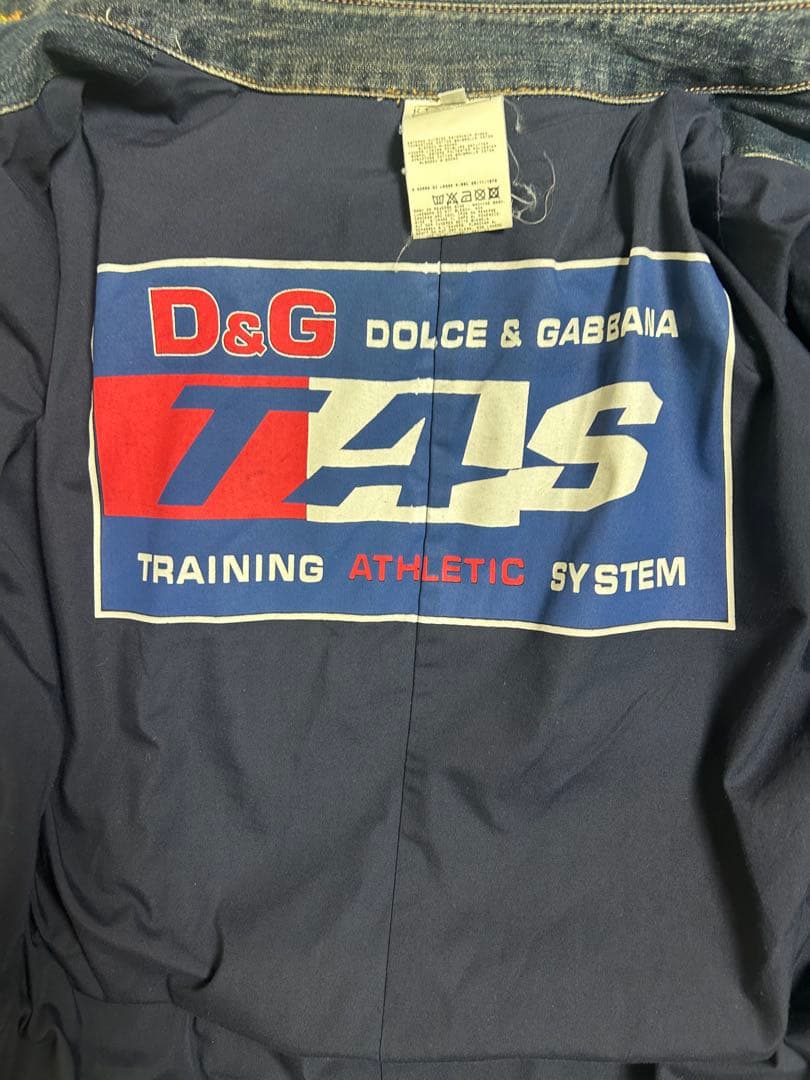 ハ*ウ様 名作 D＆Gデニムジャケット(34-44)D&G Y2K グランジ　マ