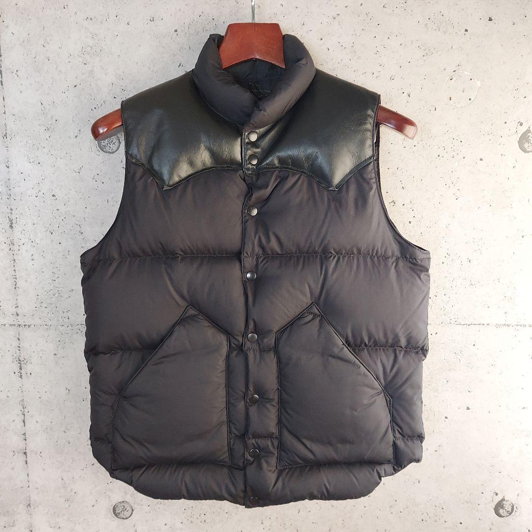 ロッキーマウンテン フェザーベッド レザーヨーク ダウン ベスト38