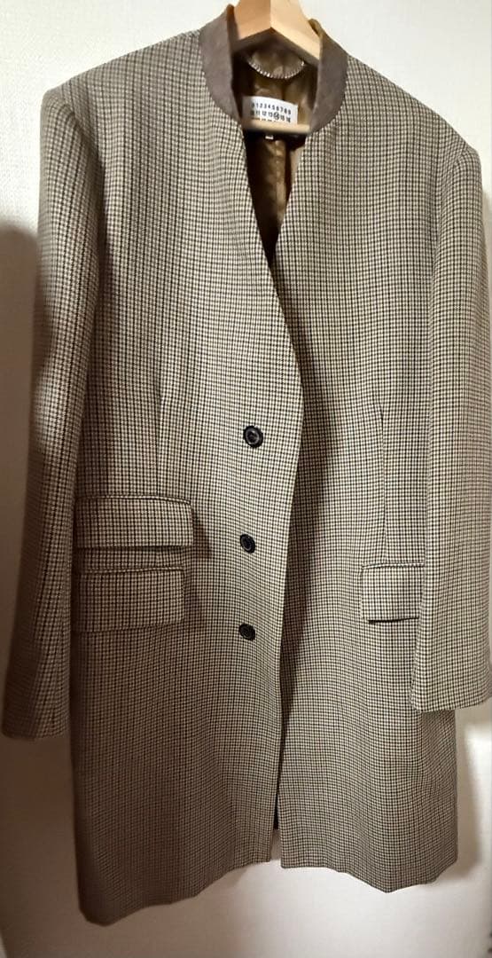 メゾンマルジェラ　ノーカラーコート