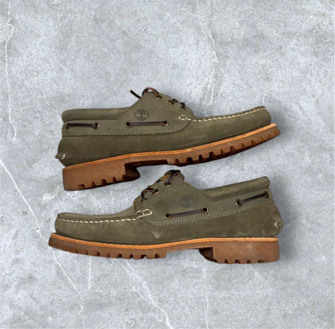 Timberland デッキシューズ カーキ